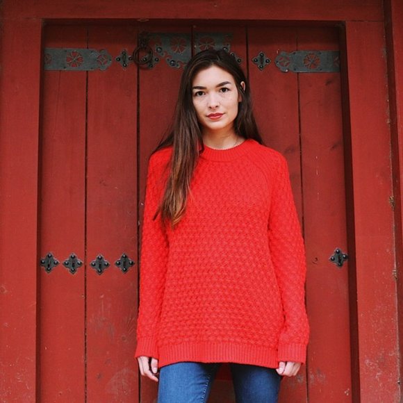 H & M Oversized Loose Fit Chunky Knit Sweater M - Picture 3 of 10